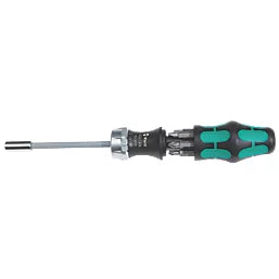 Wera Kraftform Kompakt Interchangeable Ratcheting Screwdriver Bit Set 7 Pcs