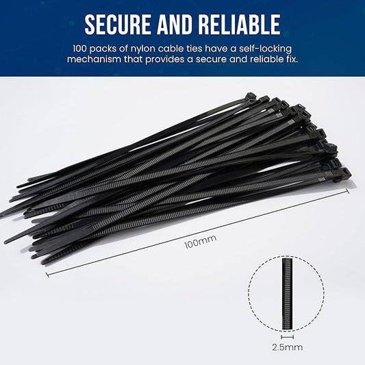 Abacus Range Small Cable Ties 2.5mm x 100mm