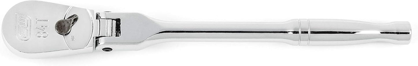 GEARWRENCH 1/4 Drive 84 Tooth Flex Head Teardrop Ratchet 7"
